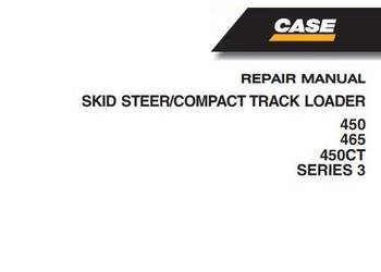 Case 450 465 450T instrukcja naprawy  PL serwis