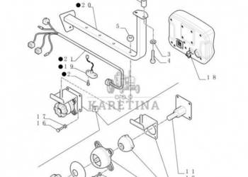 New Holland T6010 Urzadz ster monitora 87703363