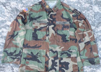 Bluza BDU woodland medium short NYCO obszyta