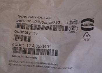 Złącze żeńskie HARTING