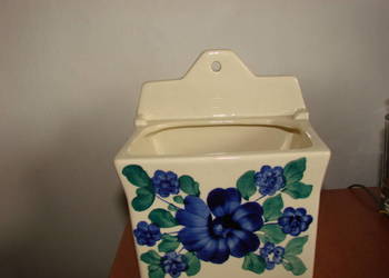 Włocławek fajansowy pojemnik kuchenny, solniczka