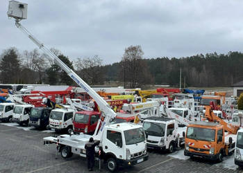 Nissan Cabstar Podnośnik Koszowy 16.5m Multitel 160 ALU Zwyżka UDT Wumag G…