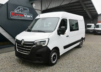 Renault Master średniak 7 osobowy brygadówka doka pełna opcja