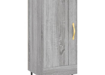 Szafka szary dąb sonoma 345x34x90 cm materiał drewnopochodny WM-830426