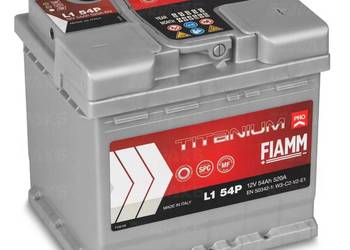 Akumulator FIAMM TITANIUM PRO 12V 54Ah 520A Prawy Plus