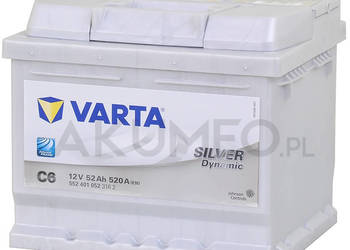 Akumulator 52Ah 520A VARTA Silver Dynamic C6 EN