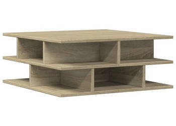 Stolik kawowy dąb sonoma 70x70x29 cm materiał drewnopochodny WM-840746