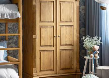 Drewniana szafa dwudrzwiowa SZY 04