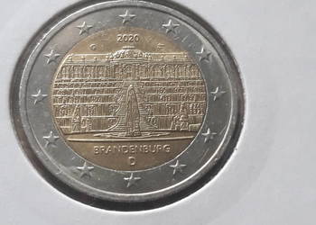 2 Euro Brandenburgia - Niemcy - 2020 r. men. G i J