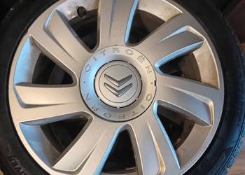 Felgi aluminiowe 16" + nowe opony wielosezonowe Imperial 195/45 R16 Citroen