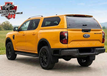 Zabudowa paki  Hardtop Ford Ranger (2023+) - boki szyby Uchylne