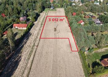 Działka 3013 m² w Jedlance – blisko jeziora i lasu