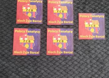 Naklejki FC BARCELONA Polscy Fanatycy 5szt