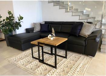 Narożnik Cayenne w skórze naturalnej z funkcją spania Producent MEBLE PYKA