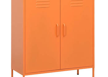 Szafka pomarańczowa 80x35x1015 cm stalowa WM-336165
