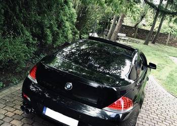 BMW 650i E63 367KM V8 PIĘKNA CZARNA BETA !!! OKAZJA!