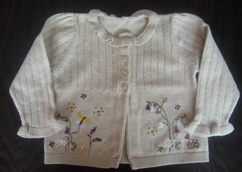 Ażurowy sweterek r.6-9m Mothercare  (alma31)