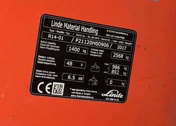Linde R16-01 (Reach Truck) 2017  2szt w Pełni Sprawne UDT