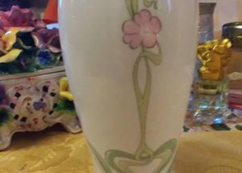 Duży wazon porcelana Gerod Bavaria biel kwiat Duży wazon porcelana Gerod Bavaria biel kwiat