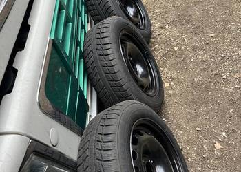 4xKoła,Felgi Stalowe 15', Peugeot / Citroen + opony zimowe:195/65R15