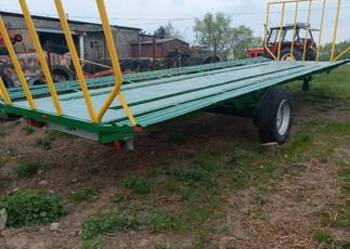 Przyczepa do bel platforma dłużyca laweta do siana słomy sisnokiszonki