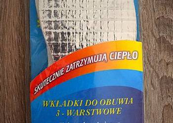 Wkładki do obuwia 3 warstwowe , zimowe , termiczne , r.43 - 44