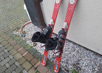 Narty dziecięce  110cm z butami