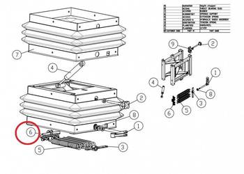 Uchwyt do sprężyn do podstawy fotela mechanicznego MOL698N 01300887027