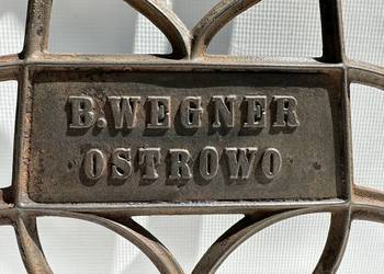 NOGA -PODSTAWA MASZYNY- B. WEGNER- OSTROWO -UNIKAT