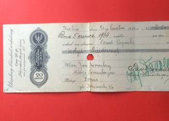 ( 1522 ) Weksel Wystawiony W Krakowie 19