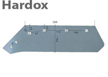 Lemiesz 16 cali 300ha! HARDOX 063018/L do pługa KVERNELAND