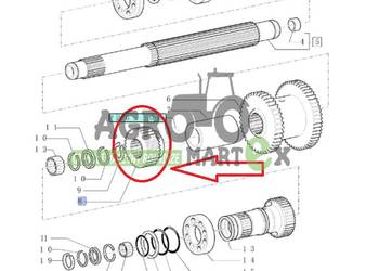 5183130 KOŁO ZĘBATE TRYB 30T CNH