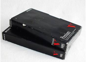 Kaseta x 2szt. VHS SONY Premium V Kasety VHS x 240 minut