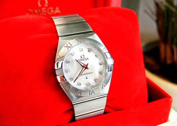 Omega Constellation Diamond Mother of Pearl (zegarek damski, jak nowy)
