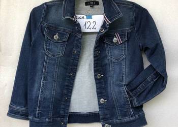 Świetna Kurtka jeansowa, z nadrukiem r.122 Bawełna.Jak NOWA!
