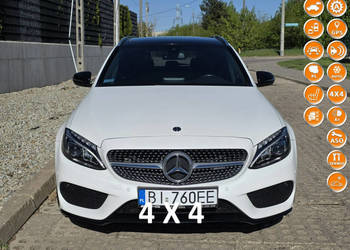 Mercedes C 220 AMG Mercedes C W205 220d 4Matic panorama, ledy, Fotele grza…