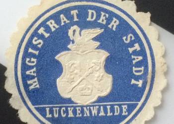 ( 1003. ) Zalepka Niemiecka Luckenwalde