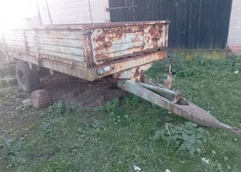 Rozrzutnik 1-osiowy  transport przyczepa cena złomu