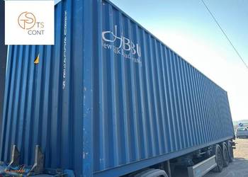 Kontener morski magazynowy budowlany 40 HC używany kilka razy 12 metrowy