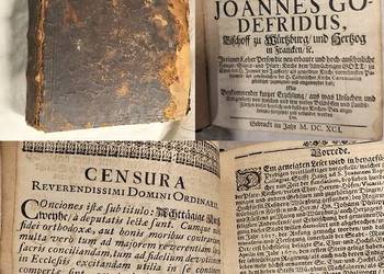 Acht-tägige Kirchweyhe 8 kazań w Kirchweyh Gottfried 1691r