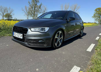 Audi A3 Sportback 1.4TSI CZCA na pasku 125KM S-Line Bezwypadkowy 18" Serwi…