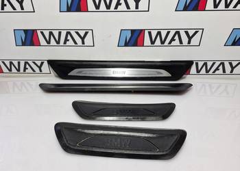 BMW F20 F30 F31 F34 LISTWY NAKŁADKI PROGOWE KOMPLET 7349673 7349674 7263315