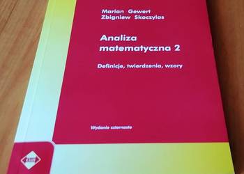 Analiza matematyczna 2 definicje, twierdzenia, wzory Gewert Skoczylas GIS