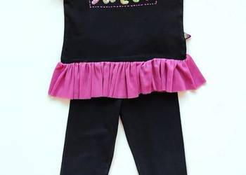 Komplet Sweet baskinka falbanka Coccodrillo 98