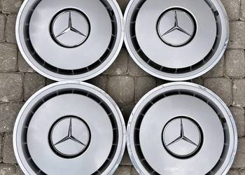 Oryginalne kołpaki Mercedes W124 W201 15 cali - Komplet 4 szt.