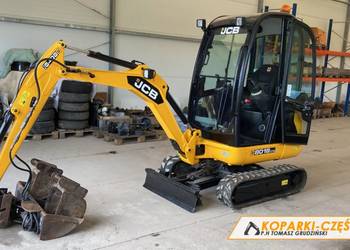 Mini koparka JCB 8018, skarpówka hydrauliczna, 3 łyżki, 2012 rok, Dania