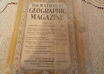 National Geographic June  1939 . Poland Yugoslavia. Coca cola reklama.