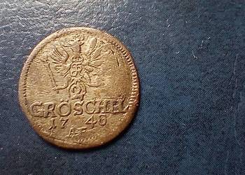 Stare monety 2 grosze 1748 Niemcy srebro