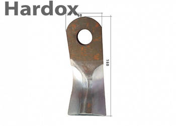 Nóż P/L HARDOX SIM100 części do glebogryzarki LECKRON