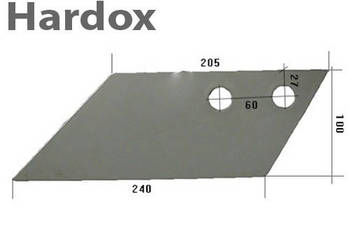 Dłuto 100hektarów HARDOX 702120/P części do pługa ROWER